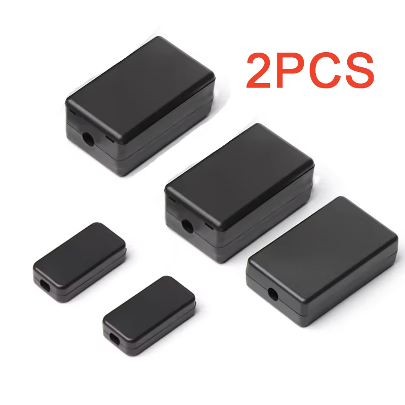 Diy Electronics Storage - 2PCS 플라스틱 방수 블랙 박스 DIY