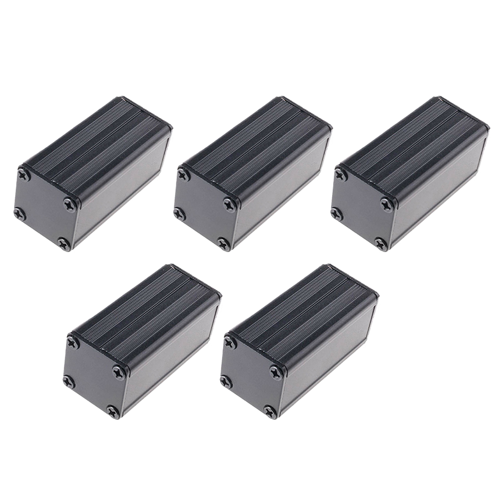 Diy Electronics Storage - 5pcs 압출 PCB 알루미늄 상자 블랙