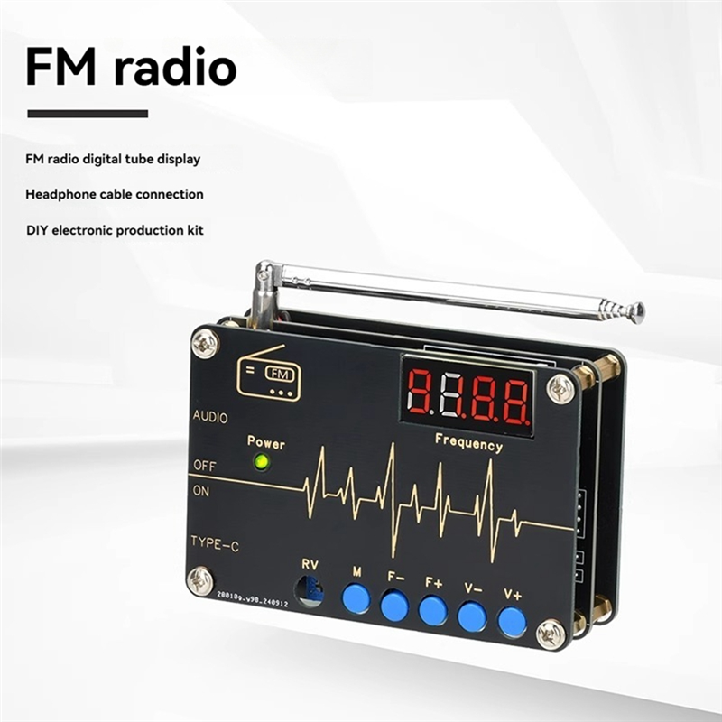 Diy Electronics Youtube - A73E-RDA5807M FM 라디오 DIY 키트 87-108Mhz