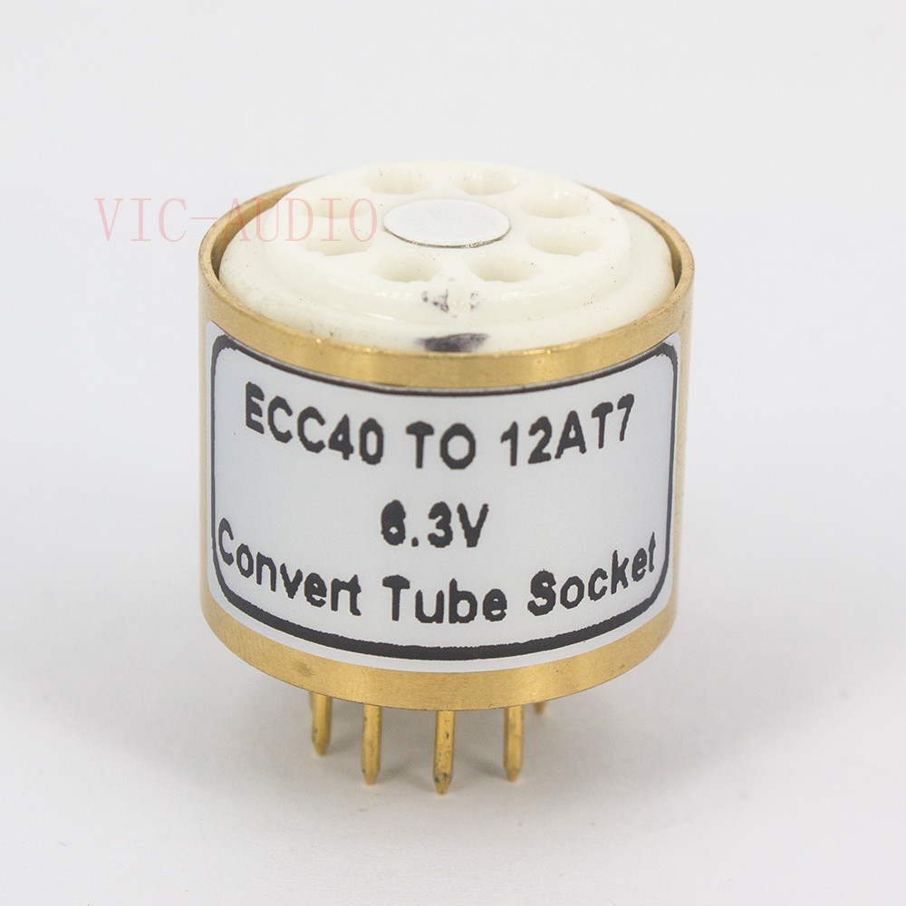 Diy Electronics Youtube - 1PC 8Pin 9Pin 튜브 소켓 ECC40