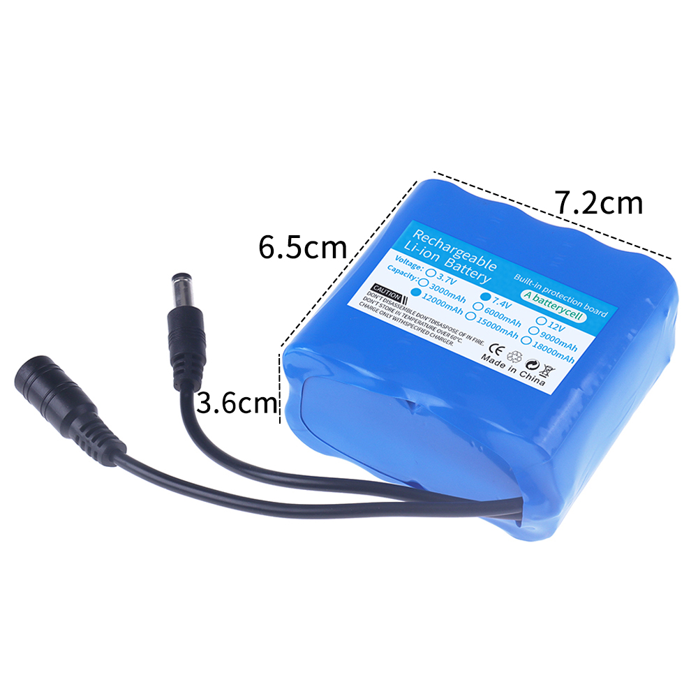 2S4P 18650 리튬 배터리 7.4V 12000mA - Diy Rc Electronics 리뷰 및 가격
