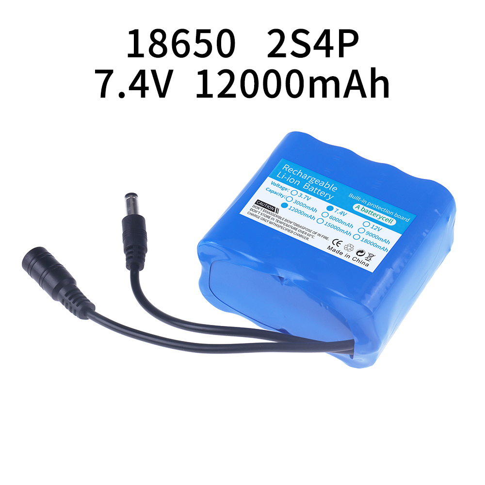 2S4P 18650 리튬 배터리 7.4V 12000mA - Diy Rc Electronics 리뷰 및 가격