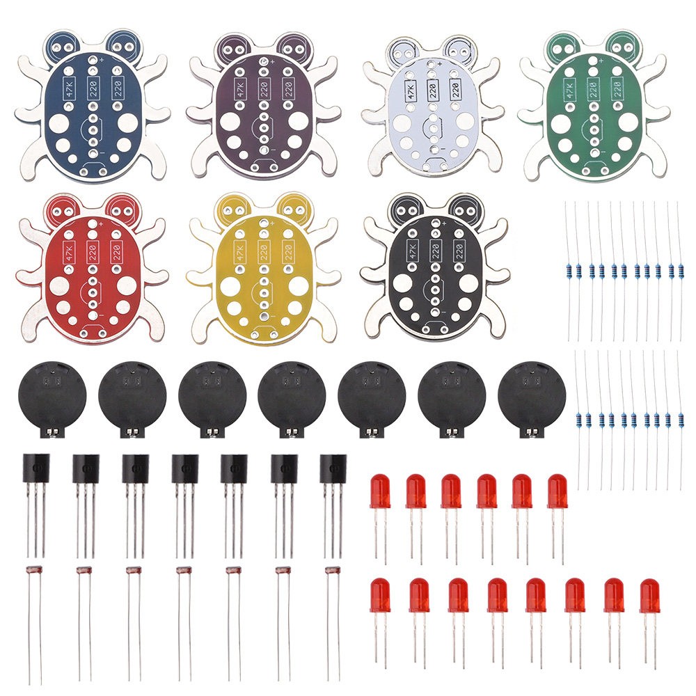 LED 전자 DIY 납땜 키트, 딱정벌레 모양의 다채로 - Diy Electronics Learning Kit 리뷰 및 가격
