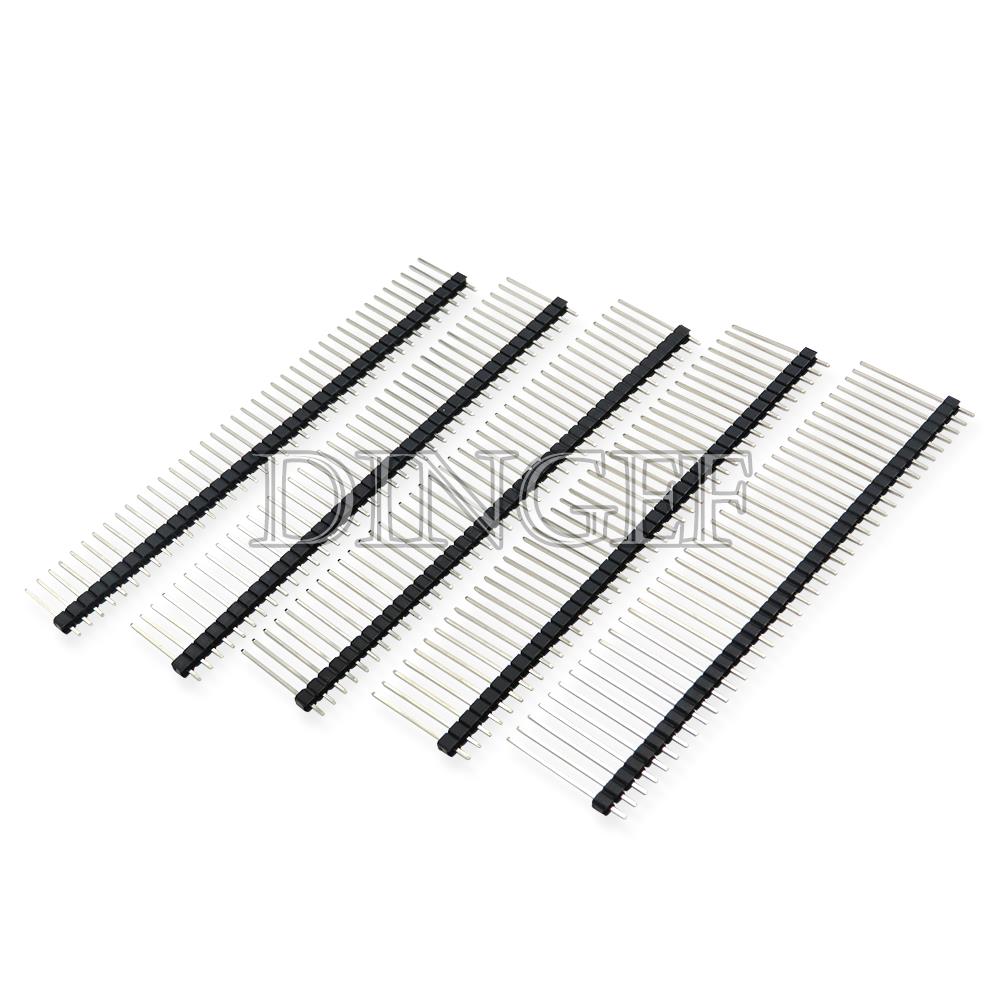 5PCS 40PIN 2.54mm 단일 행 남성 커넥터  - Male Female Header Pin 리뷰 및 가격