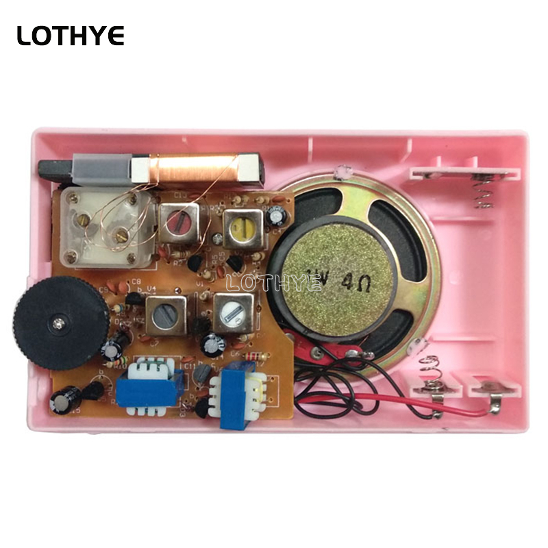 AM 라디오 조립 제작 키트, 슈퍼헤테로다인 7 관 라 - Diy Electronics Youtube 리뷰 및 가격