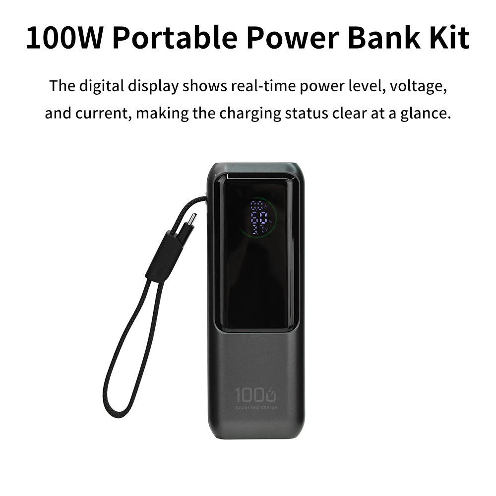 PD 100W 고속 충전 보조 배터리 키트, 4개의 2 - Diy Electronics Storage 리뷰 및 가격