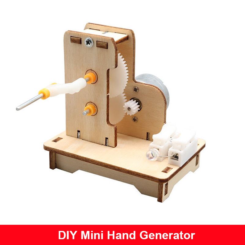 DIY 미니 핸드 생성기 DIY 과학 실험 키트 및 교 - Diy Kit Elektronik 리뷰 및 가격