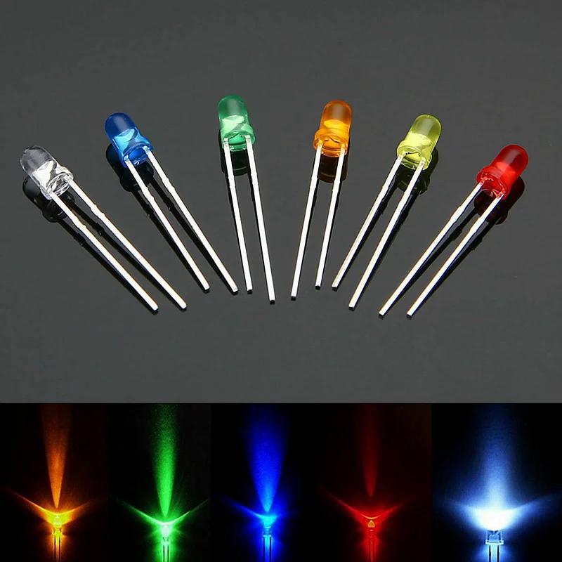 100/200PCS 3mm 5mm 멀티 컬러 LED 다 - R/Diy Electronics 리뷰 및 가격