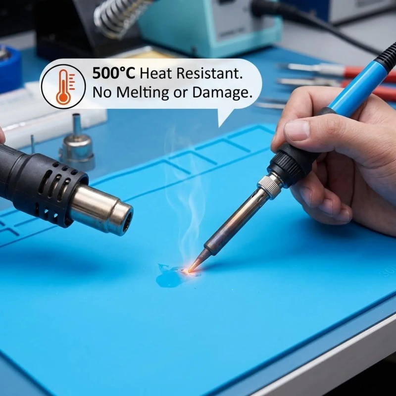 실리콘 수리 매트 단열 납땜 스테이션 패드 회로 기판  - Diy Soldering Station No Electronics 리뷰 및 가격