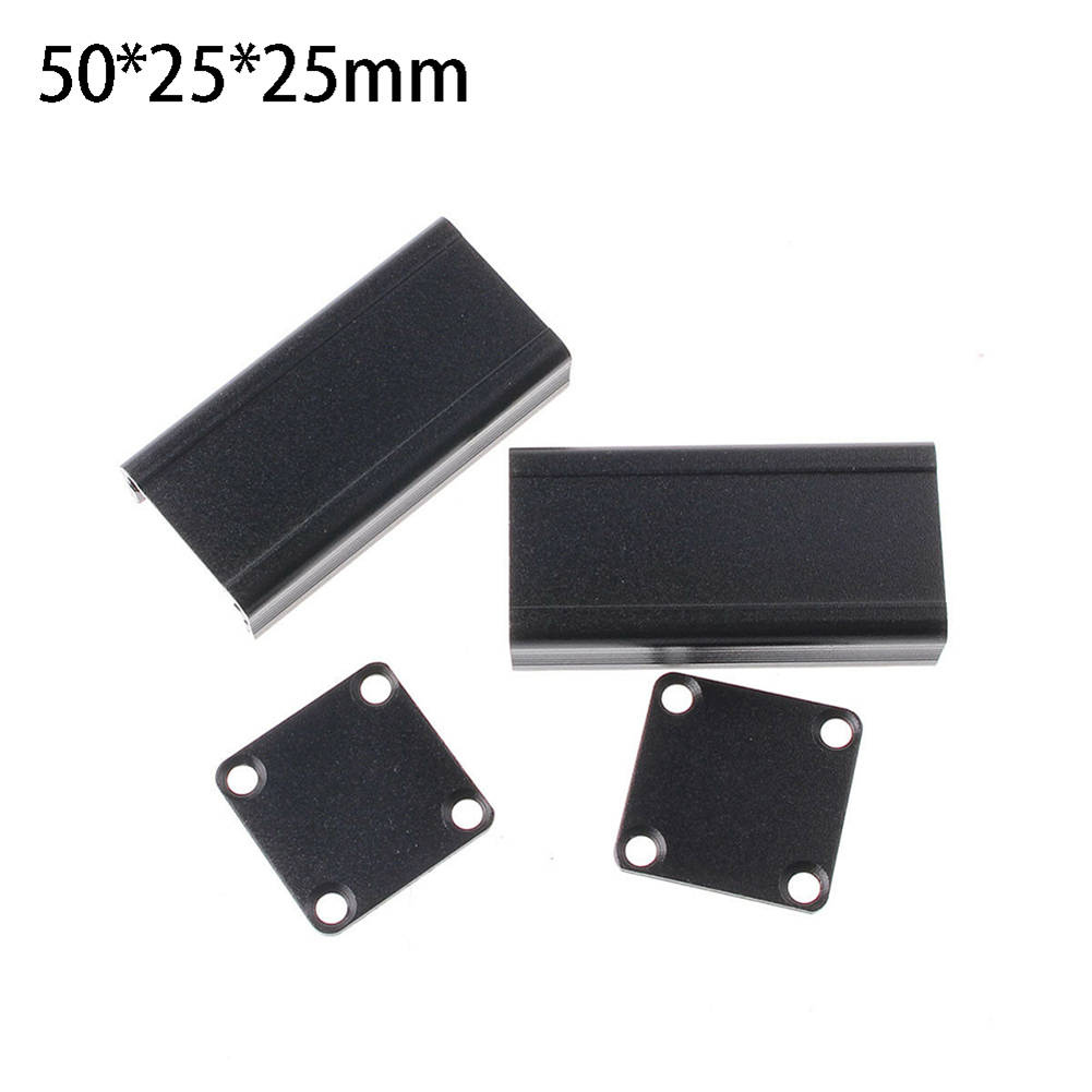 5pcs 압출 PCB 알루미늄 상자 블랙 인클로저 전자 - Diy Electronics Storage 리뷰 및 가격