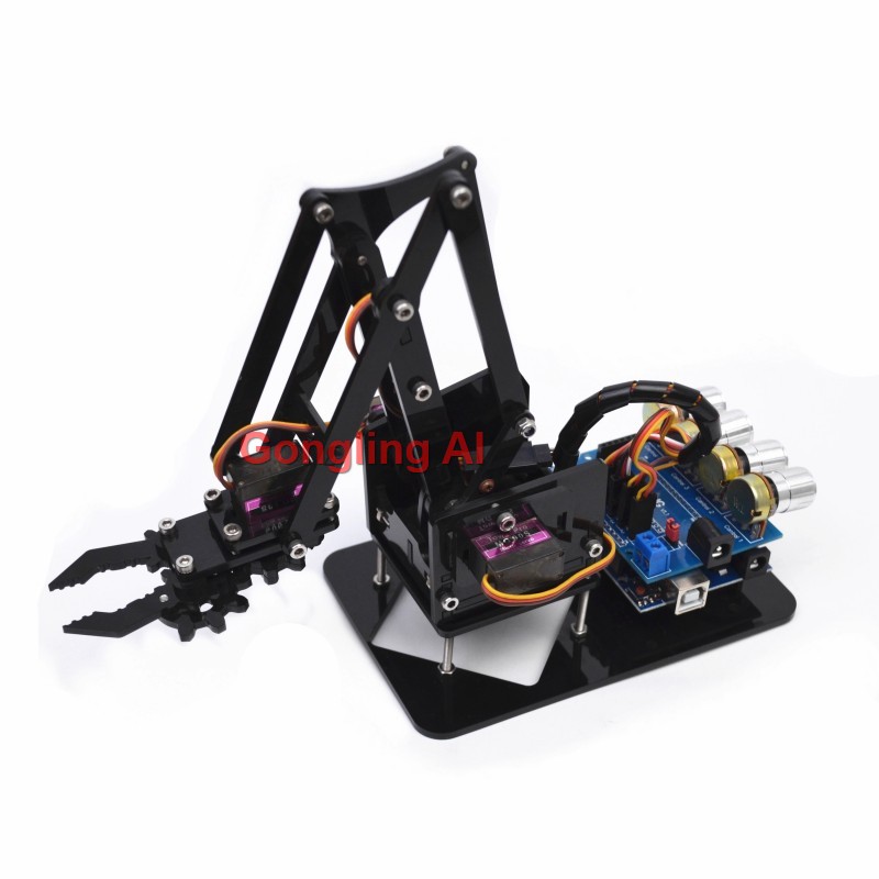 STEM 4 DOF 로봇 암 서보 SG90 기계식 암  - Diy Kit Elektronik 리뷰 및 가격