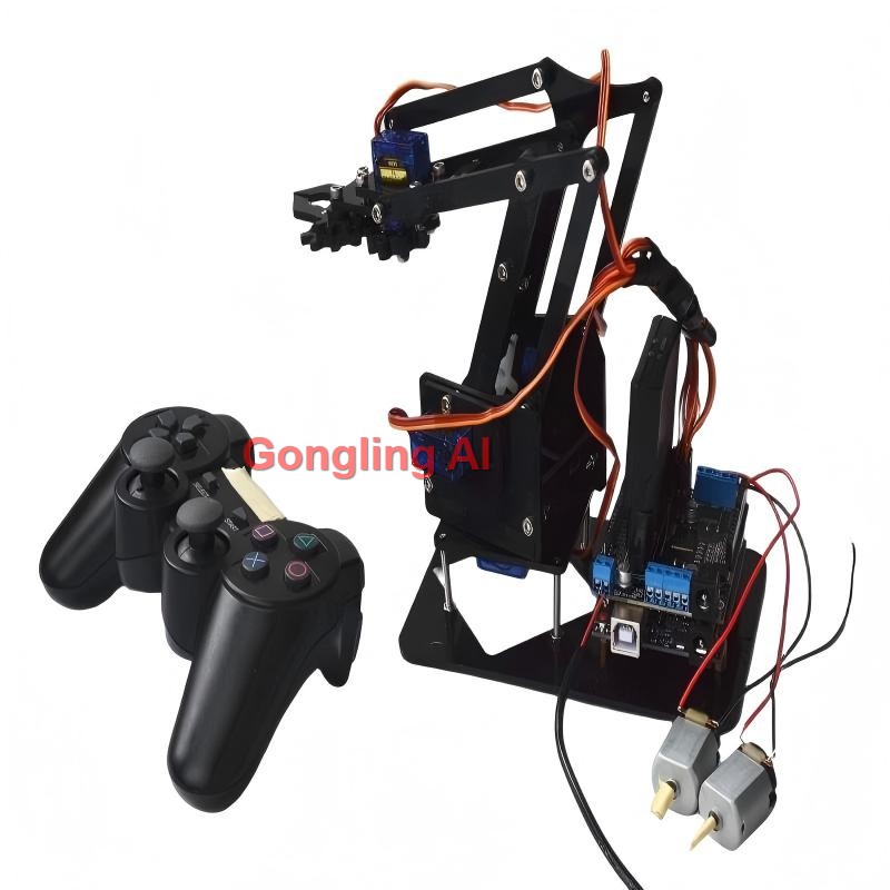 STEM 4 DOF 로봇 암 서보 SG90 기계식 암  - Diy Kit Elektronik 리뷰 및 가격