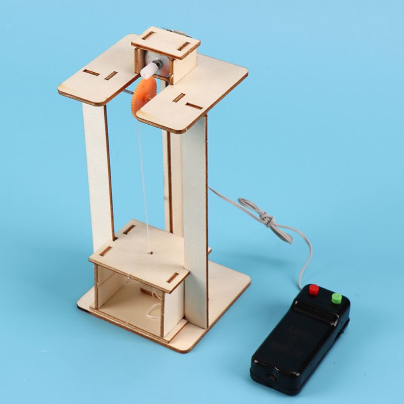 DIY 전기 엘리베이터 리프트 모델 퍼즐 장난감 과학  - Diy Kit Elektronik 리뷰 및 가격