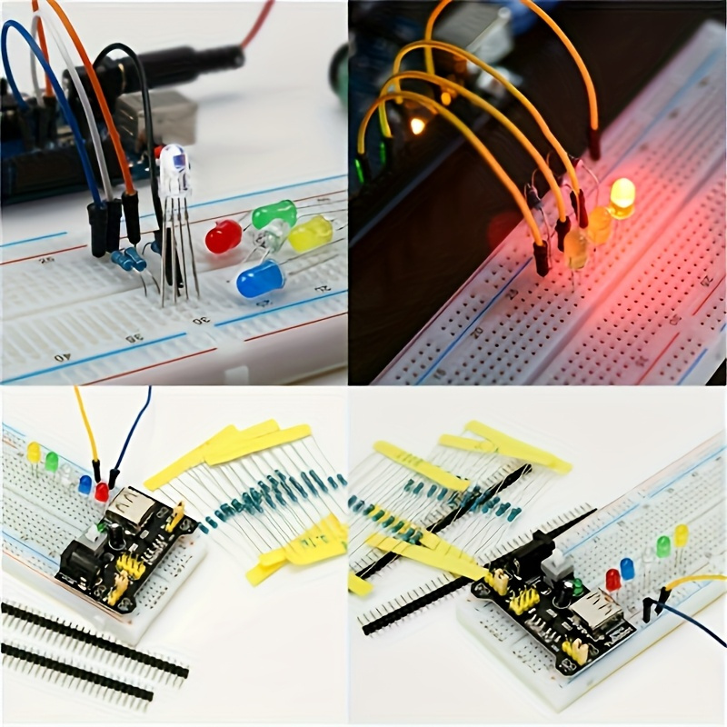 전자 부품 전해 콘덴서 저항기 LED 830홀 브레드보 - R/Diy Electronics 리뷰 및 가격