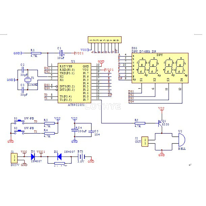 DIY 전자 키트 LED 4 디지털 튜브 시계 4 자리 - Diy Electronics Youtube 리뷰 및 가격