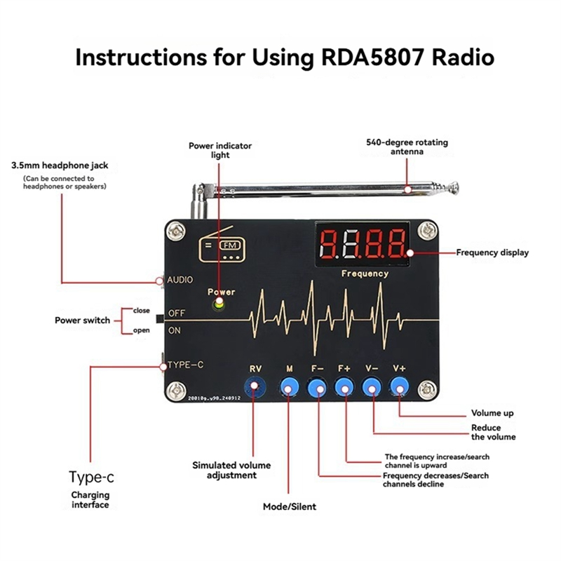 A73E-RDA5807M FM 라디오 DIY 키트 87 - Diy Electronics Youtube 리뷰 및 가격