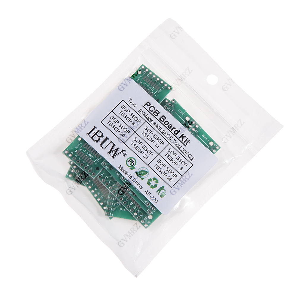 30PCS 6가지 값 SOP SSOP TSSOP PCB - Diy Wearable Electronics 리뷰 및 가격