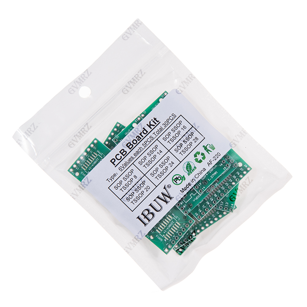 30PCS 6가지 값 SOP SSOP TSSOP PCB - Diy Wearable Electronics 리뷰 및 가격